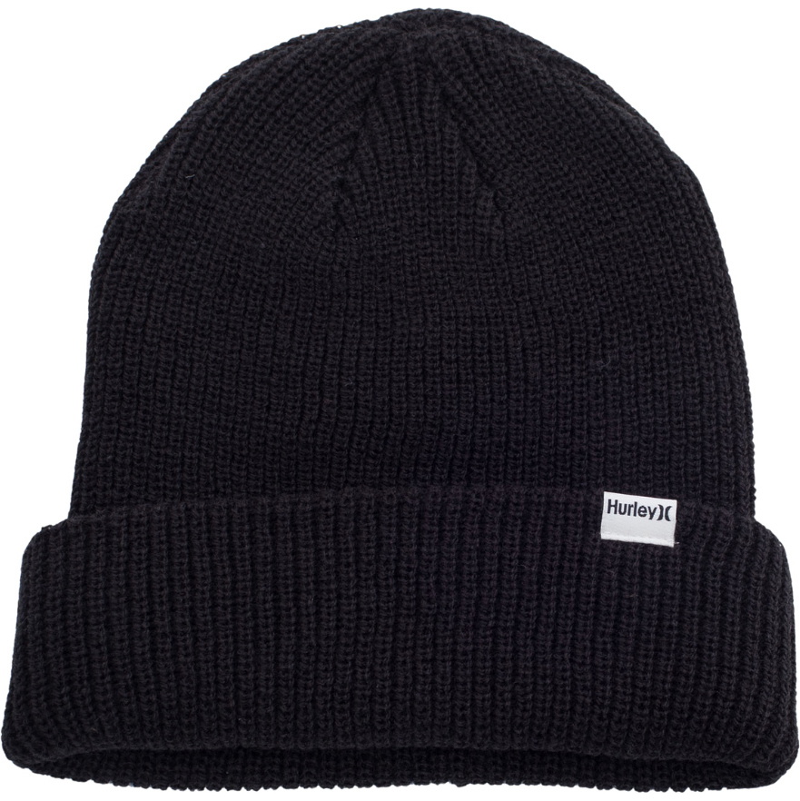 2025 Hurley Mens Harbor Beanie CW5673 - Black